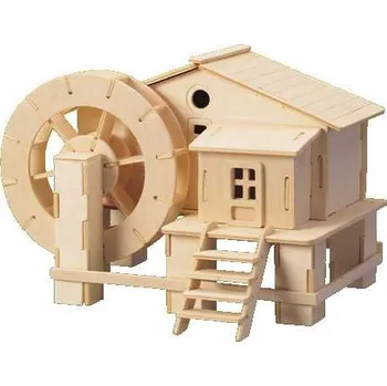 Woodcraft construction kit Woodcraft Dřevěné 3D puzzle Vodní mlýn