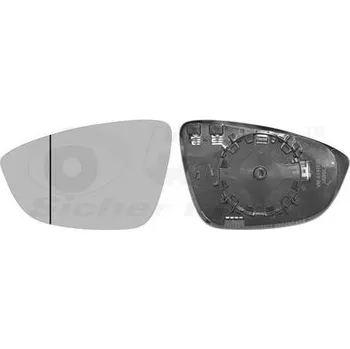 Autosklo Sklo do zrcátka, vnější zrcátko VAN WEZEL 5849837