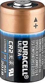 Lithiová 3V baterie typ CR2 (CR17355) s kapacitou 800 mAh