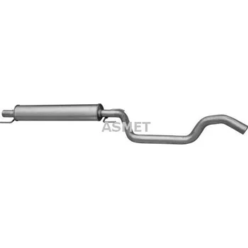 Tlumič výfuku Střední tlumič výfuku ASMET 05.233