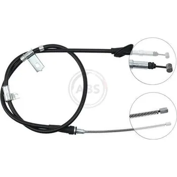 Lanko parkovací brzdy Tažné lanko, parkovací brzda A.B.S. K15677