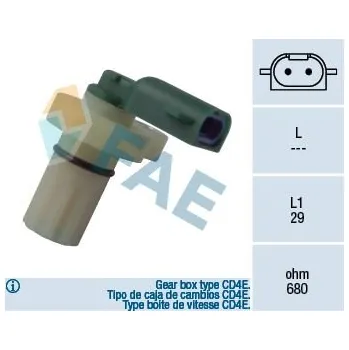 Kliková hřídel Generátor impulsů, klikový hřídel FAE 79087