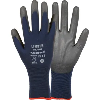 Pracovní rukavice Rukavice Cofra Limber Barva: Modrá;Šedá, Velikost rukavic: 11