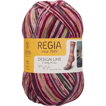 Příze Regia 6-ply Design Line 04013 stamsund color (Ponožková příze Regia Design Line 6-ply 04013 stamsund color)