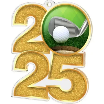Poháry Bauer Akrylátová medaile MDA2025M03 | Golf