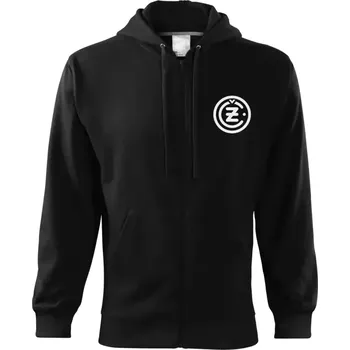 Pánská mikina Mikina Čezeta ČZ 3MZ - černá / XXL / bílá