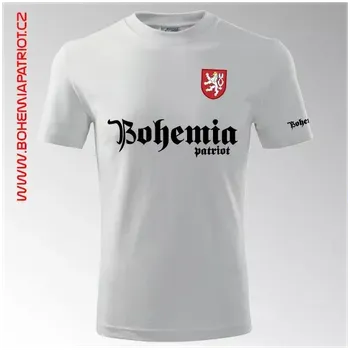 Pánské tričko Tričko s potiskem Bohemia 12T - bílá / 3XL