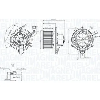 Vnitřní ventilátor MAGNETI MARELLI 069412752010