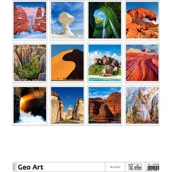 Kalendář Geo Art 2025 - nástěnný kalendář