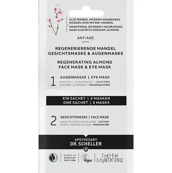 Pleťová maska DR. SCHELLER Organická pleťová maska Mandlová, 10 ml