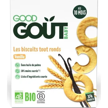 Good Gout BIO Vanilková kolečka 80 g