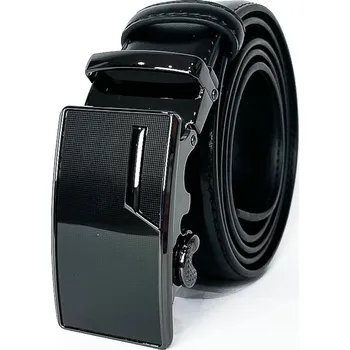 Opasek Kožený pánský pásek v černé barvě PA4-24-12, Obvod pasu / celková délka pásku 90cm