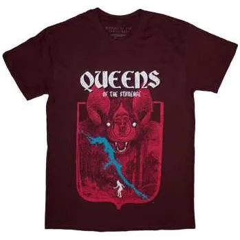 Pánské tričko Queens Of The Stone Age: Queens Of The Stone Age Unisex T-shirt: Bat (x-large) XL