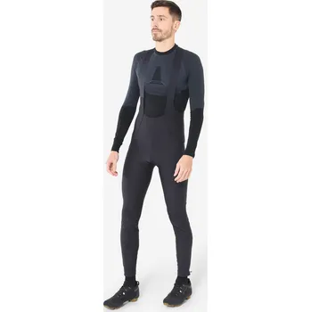 Cyklistické kalhoty ROCKRIDER Dlouhé kalhoty na horské kolo XC 2XL ČERNÁ