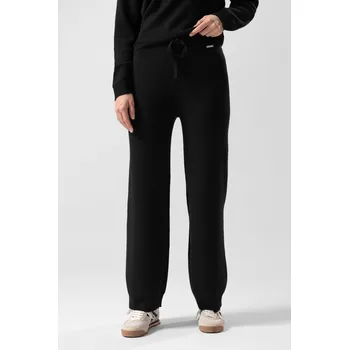 Dámské legíny LELOSI Úpletové kalhoty Krysten MEDIUM Černé M