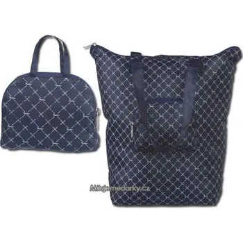 Nákupní taška Polyesterová modrá skládací nákupní taška Santini