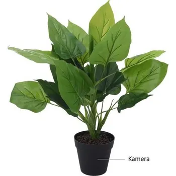 Zabezpečení domácnosti WiFi kamera skrytá v květináči s rostlinou 4K