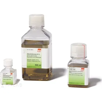 Hnojivo ALBUMIN roztok (Popis: Albumin roztok 20 %, pro biochemii a bun. biologii, Balení: 500 ml)