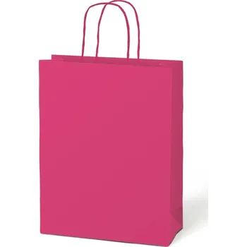 Dárková taška Taška MFP dárková T5 kraft 260x320x100 růžová