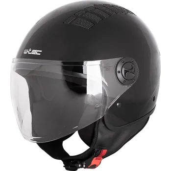 Helma na motorku Otevřená přilba W-TEC Baraldo Barva: černá lesk, Velikost: XS (53-54)