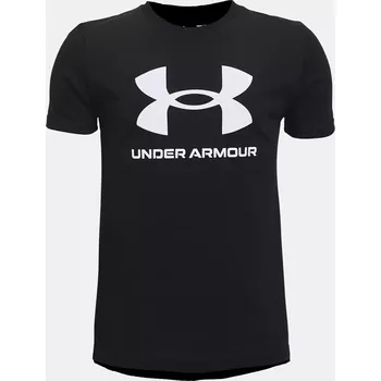 Tričko Under Armour Sportstyle Logo SS-BLK 1363282 001 Under Armour: Dětské MD (138-149 cm)