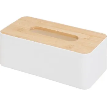 Úložný box Plastovo-bambusový box na kapesníky – Casa Selección ID_1640430