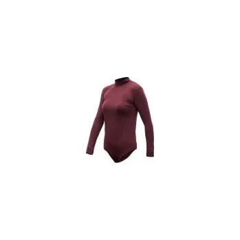Body SENSOR MERINO AIR dámské body dl.rukáv port red XL; Červená + DÁREK DLE VÝBĚRU!
