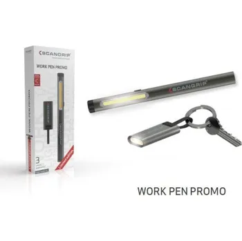 Svítilna Svítilna, tužková, COB LED, dobíjecí, 200 lm, 750 mAh + svítilna na klíče - Scangrip