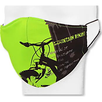 rouška Designová rouška RDX FR748 Kolo/zelená Varianta: XXL