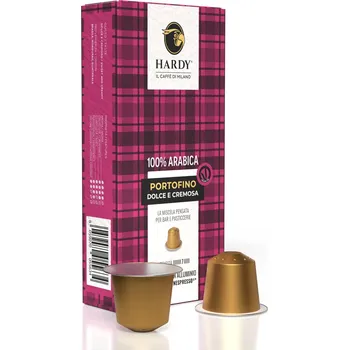 Káva Caffe Hardy PORTOFINO, kapsle do kávovarů nespresso 10ks