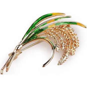 Brož Brož květy - 4 zlatá