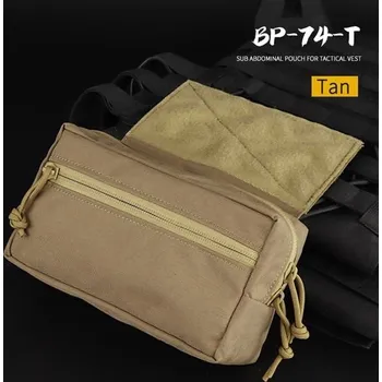 Airsoft Břišní sumka pro Chest Rig - písková, Wosport