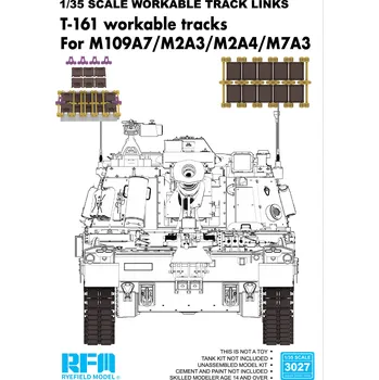 Plastikový model Ryefield model 1/35 T-161 Workable Tracks for M109A7/M2A3/M2A4/M7A3