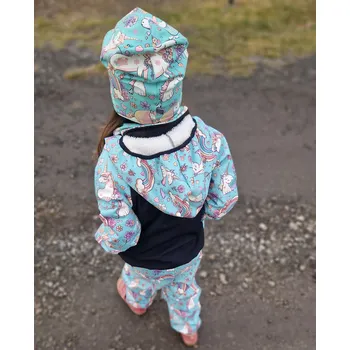 Chlapecká bunda Yháček Softshellová bunda s beránkem Yháček, Jednorožci na mintu Velikost: 98