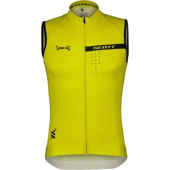 cyklistický dres SCOTT Pánský cyklistický dres RC Pro WO léto Žlutá M Pánské