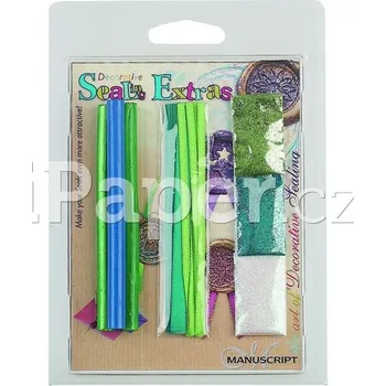 Pečetní vosk MSH7271BG, sada zelená/modrá - 7103070018