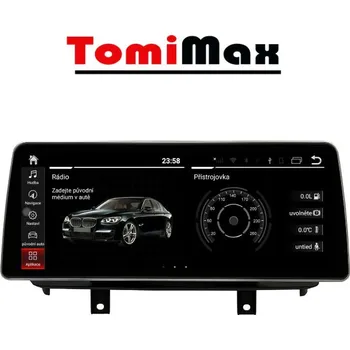 Autorádio TomiMax BMW X5/X6 Android 14 12,3" autorádio HW výbava: 4 Core 2GB+16GB PX HIGH, Velikost obrazovky: Dotyková obrazovka: 12,3"