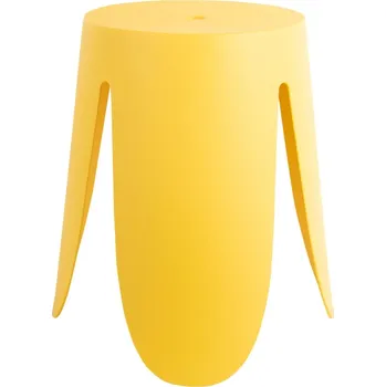 Stolička Present time Žlutá plastová stolička Ravis 45 cm