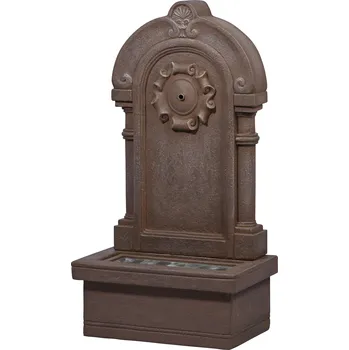 Zahradní dekorace dobar Zahradní fontána s LED osvětlením Poseidon/pískovec