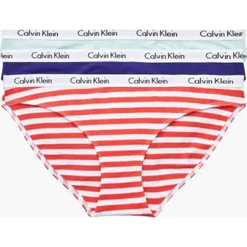 Kalhotky QD3588/W5N - dámské kalhotky Calvin Klein 3 pack, S, W5N