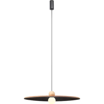 Redo Závěsné LED svítidlo NUWA ø 600mm, 7W Barva: Kávová-šedá, Teplota světla: 2700K - teplá bílá