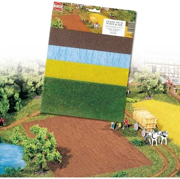 Modelová železnice Mini koberce, pole, louka, pole, jezero / Busch 7175