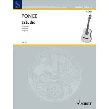 Manuel Maria Ponce: Estudio - Segovia (noty na kytaru)