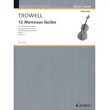 Arnold Trowell: 12 Easy Pieces op. 4/3 (noty na violoncello, klavír)