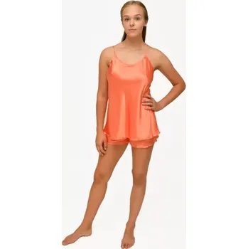 Dámské pyžamo Dámské pyžamo Follia satén Rosy/moya, L, coral