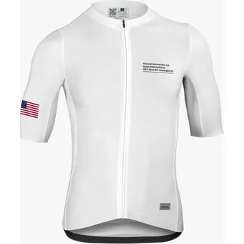 cyklistický dres Scicon Pánský cyklistický dres X Space Agency léto white/red S Pánské