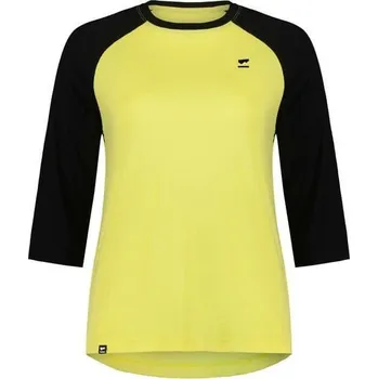 cyklistický dres Mons Royale Dámský cyklistický dres Tarn Merino Shift Raglan 3/4 2023 Černá M Dámské