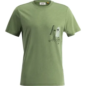 Pánské tričko Lundhags triko Järpen Printed 2024 Zelená L Pánské