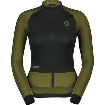 Cyklistická bunda SCOTT zimní cyklistická bunda RC Pro Warm Hybrid GTX WS ZIMA, léto Zelená M Dámské