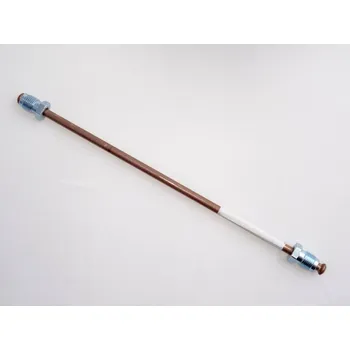 QUICK BRAKE Brzdové trubky 4,75 mm, s holendry typu F, zapertlované, měď/nikl, různé délky Délka: 150 mm